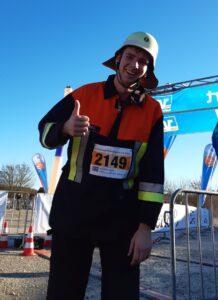 Silvesterlauf 5km in Feuerwehrkleidung