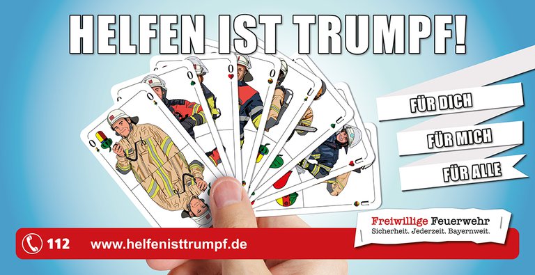 Helfen ist Trumpf - Komm zur Feuerwehr und hilf mit!